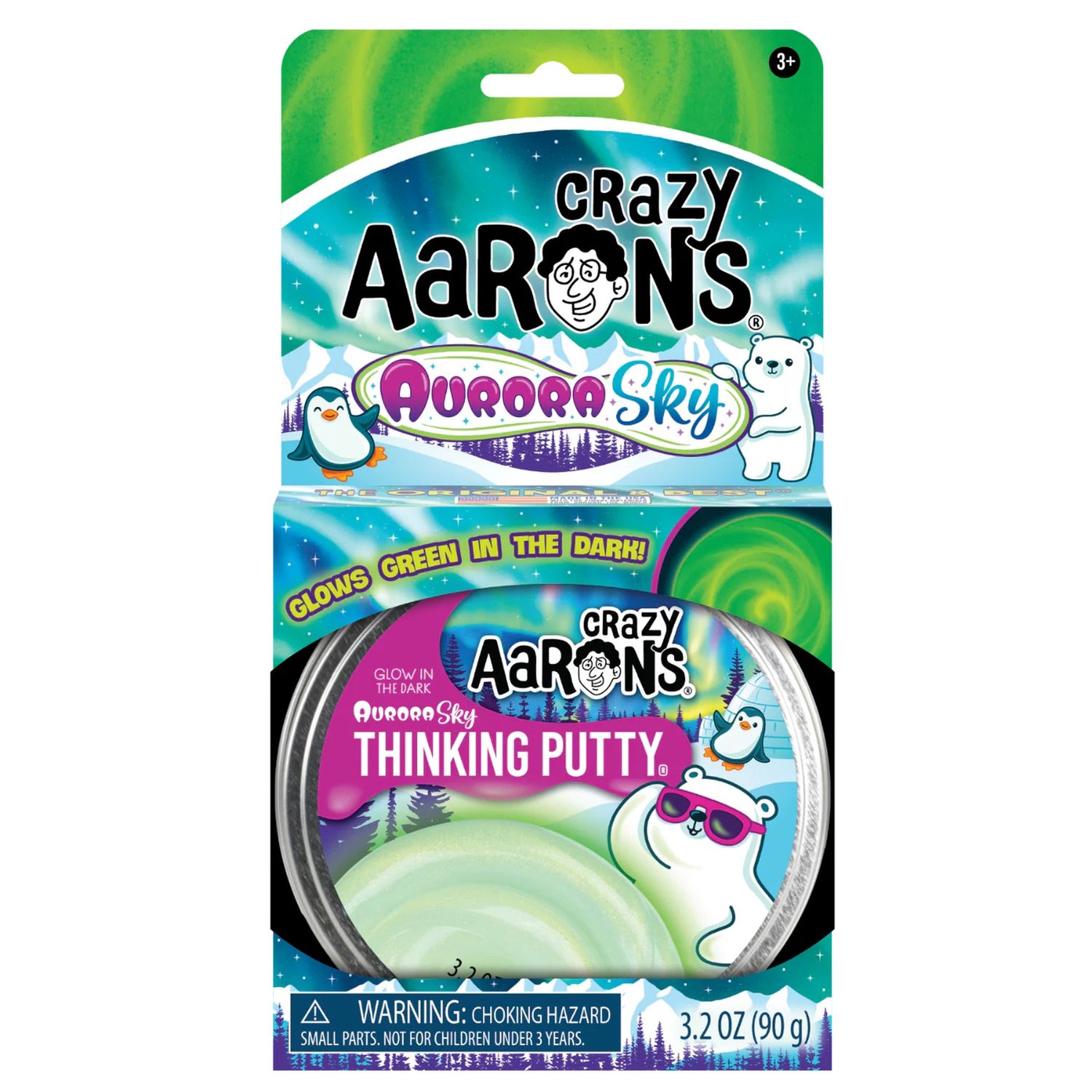 Aurora Sky 4" Thinking Putty Tin