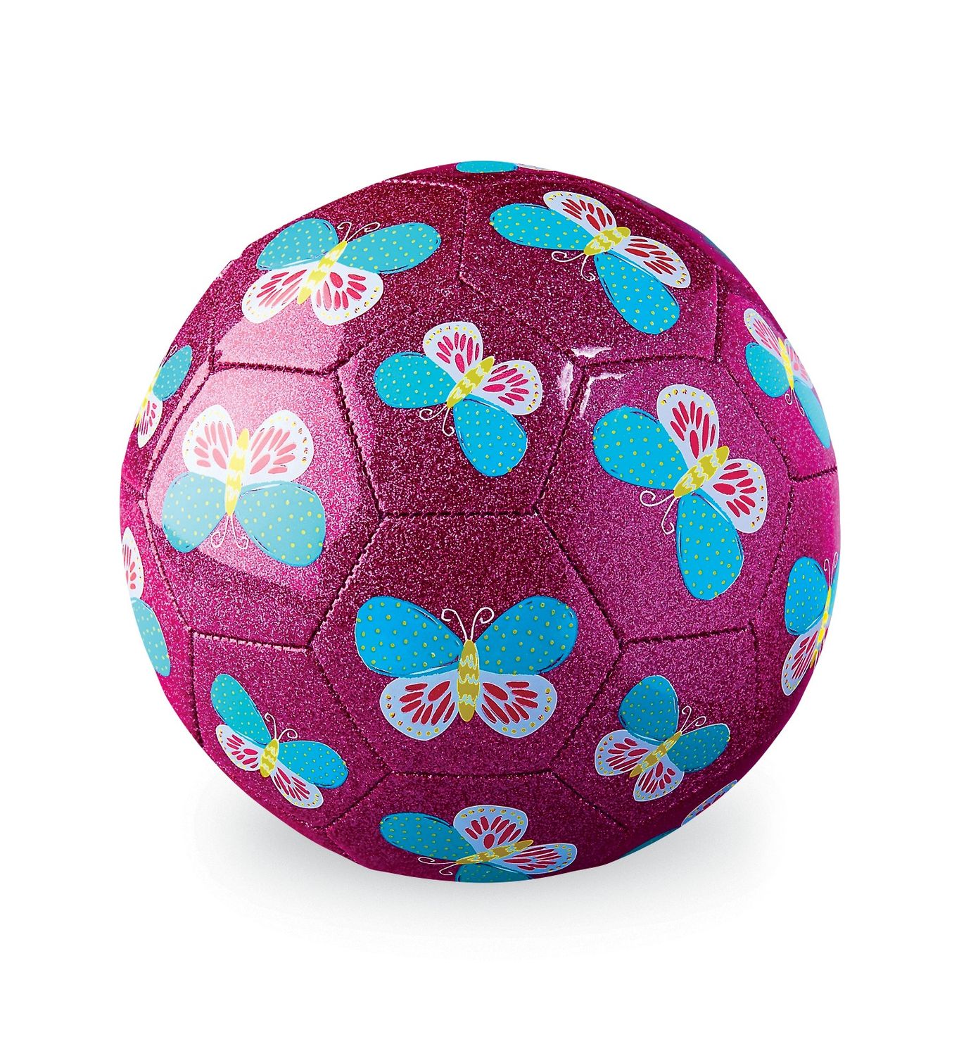 Glitter Soccer Ball, Style: Butterfly
