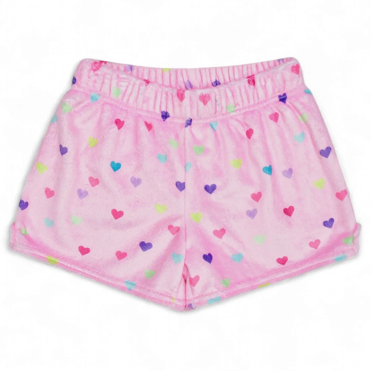 Heart Confetti Plush Shorts