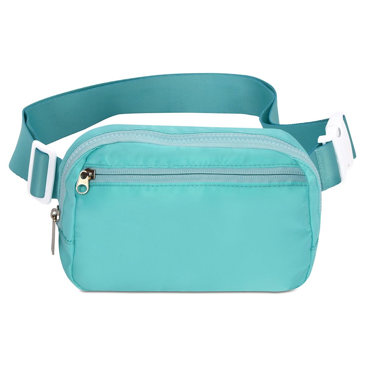 Turquoise Nylon Belt Bag