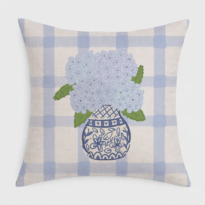 Spring Hydrangeas Pillow