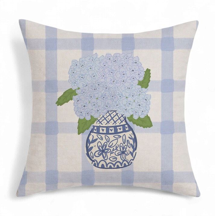 Spring Hydrangeas Pillow