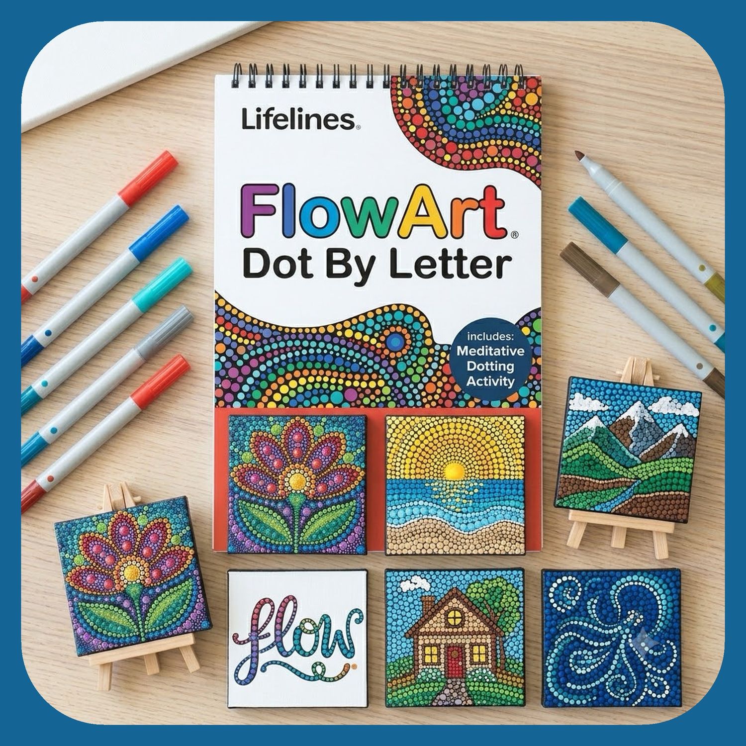 FlowArt Dot By Letter