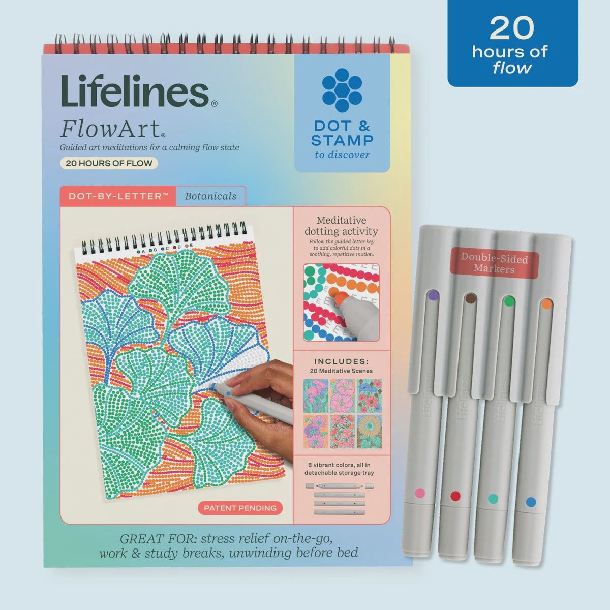 FlowArt Dot By Letter, Style: Botanicals