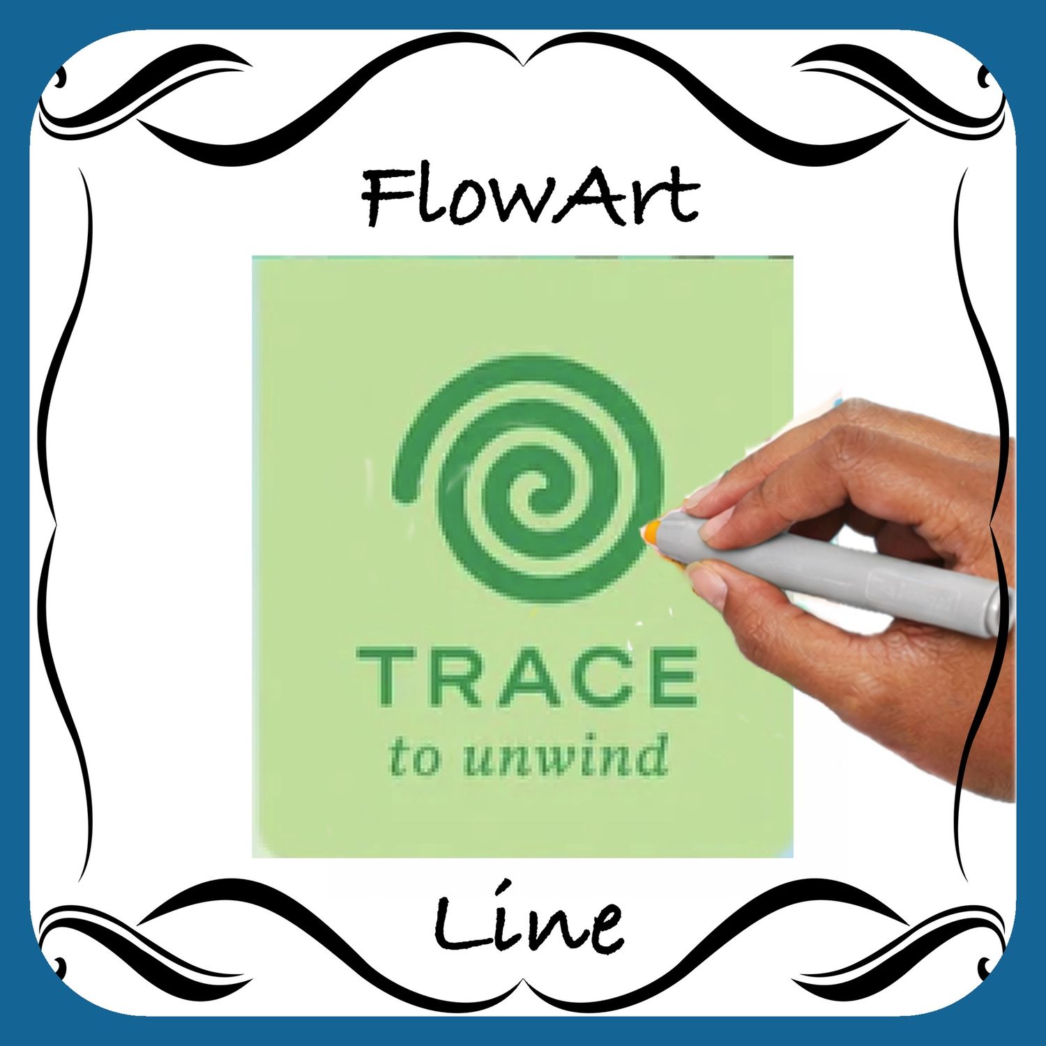 Flow Art Trace By Groove