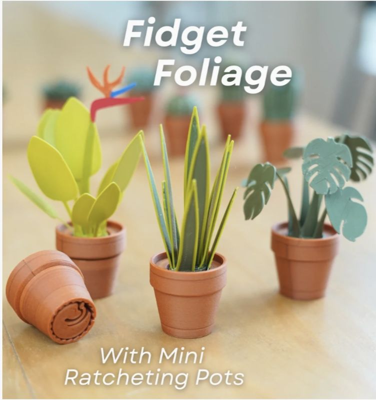 Spin Click Foliage Pots