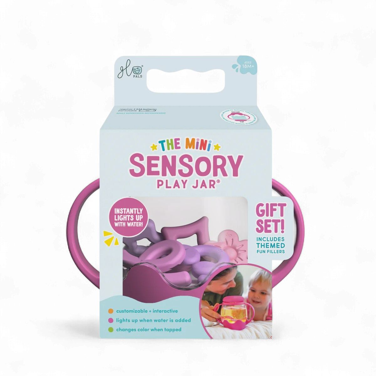 Mini Sensory Play Jar Gift Set, Color: Pink