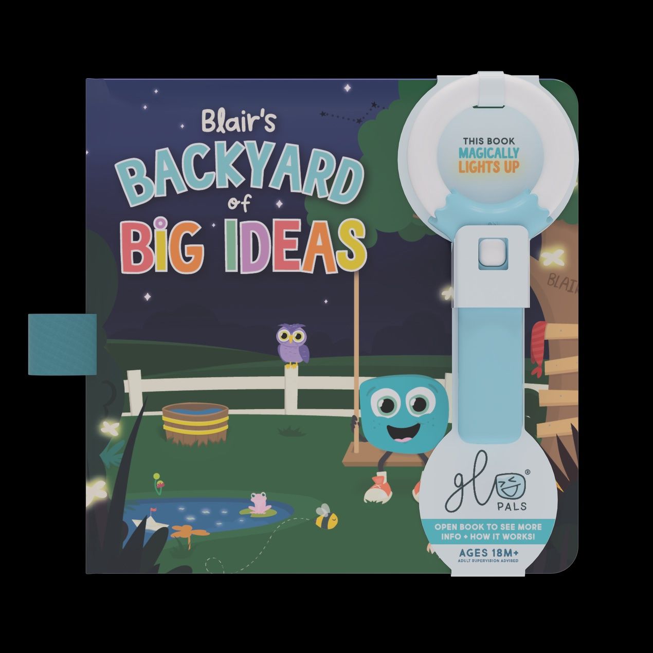 Glo Pals Light Up Book, Style: Blair/Backyard