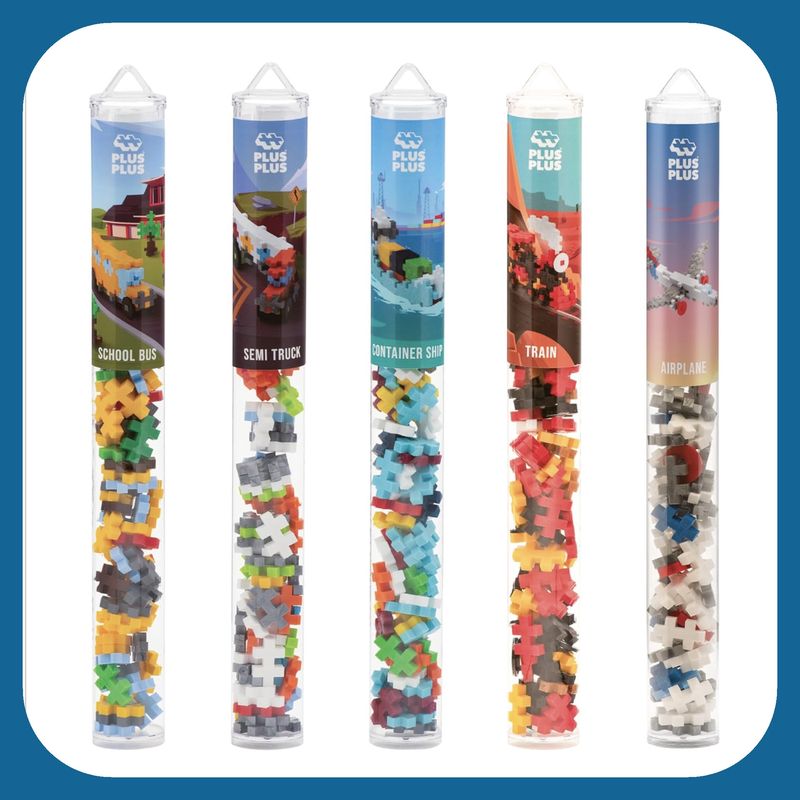 Plus Plus 70 pc Tubes- Transportation