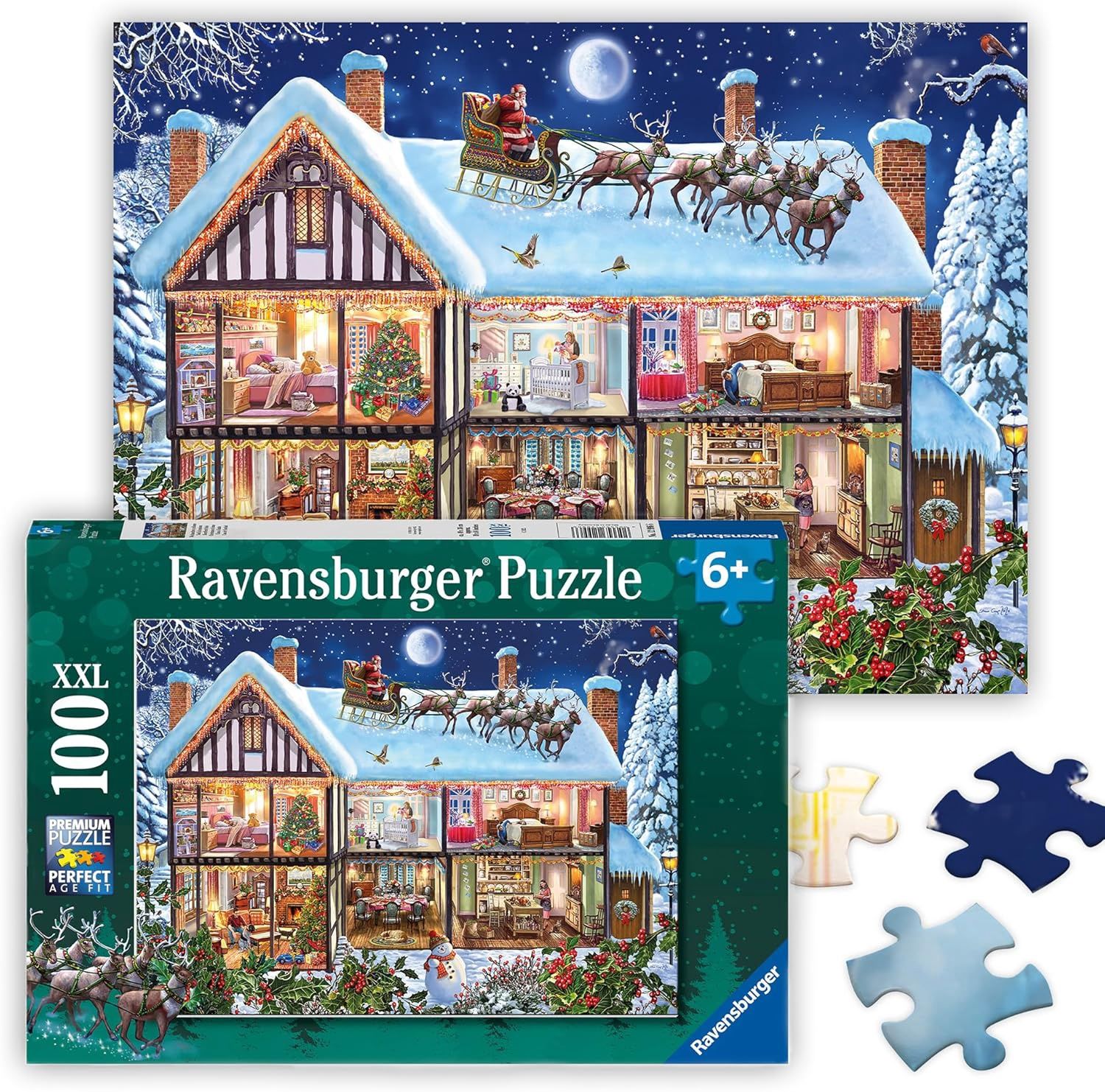 Christmas at Home Seasonal 100 pc XXL Puzzle