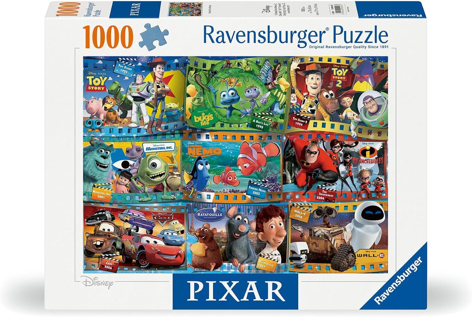 Disney Pixar Movies 1000 pc Puzzle