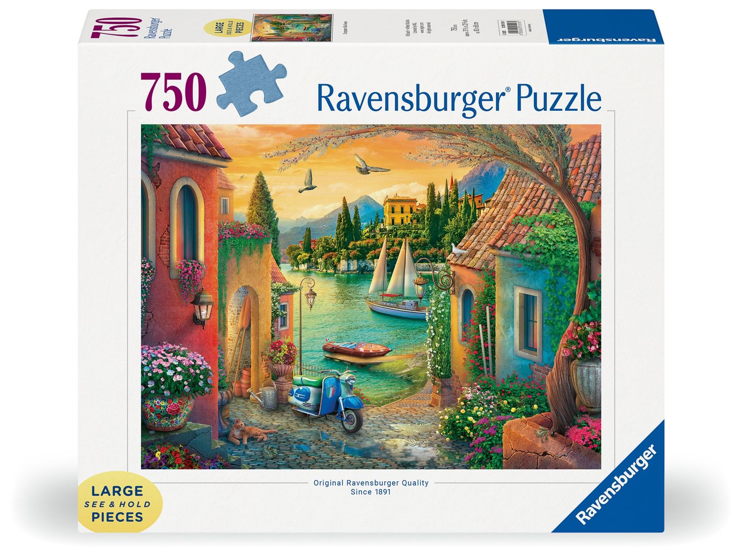 European Villa Views 750 Pc Puzzle LF