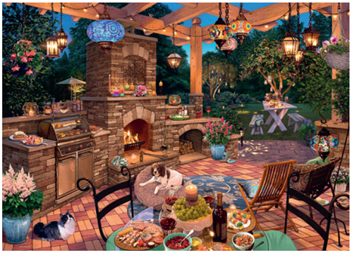 The Tea Shed 1000 pc Puzzle