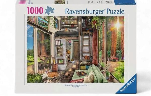 Redwood Forest Tiny House 1000 pc Puzzle