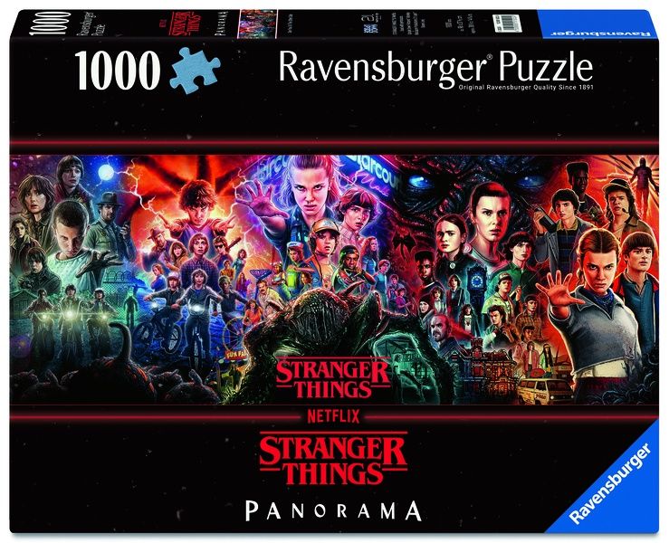 Stranger Things 1000 Pc Panoramic Puzzle