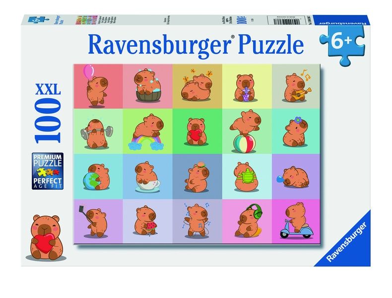 Capybara 100 Pc XXL Puzzle