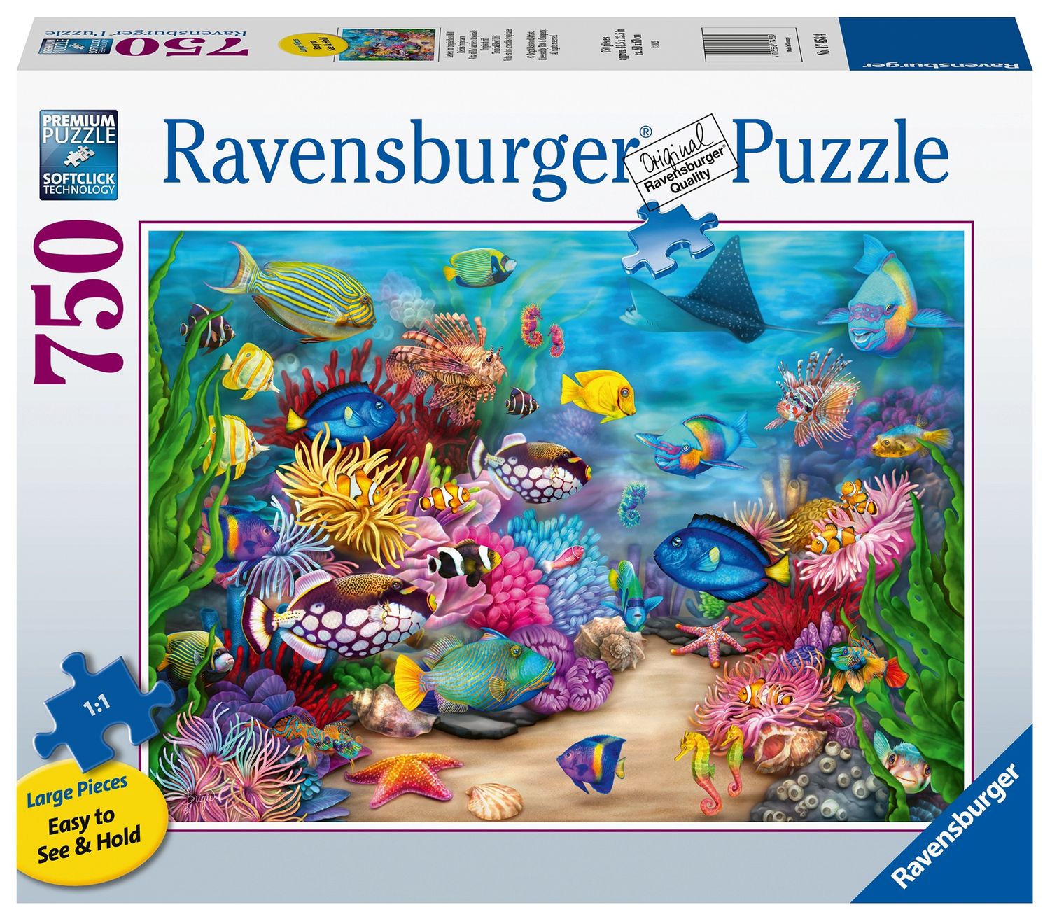 Tropical Reef Life 750 pc Large Format