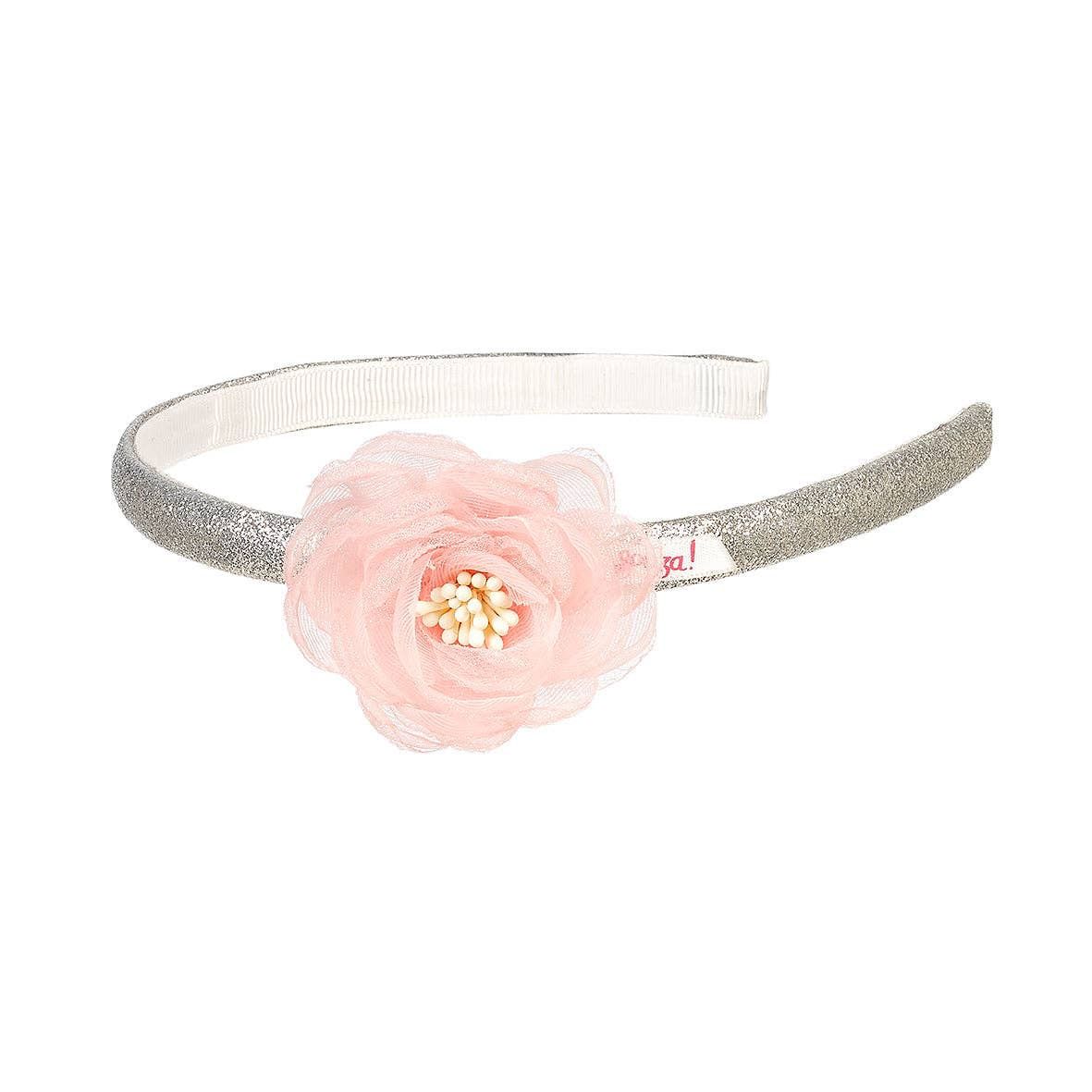 Hiske Tiara w/pink flower