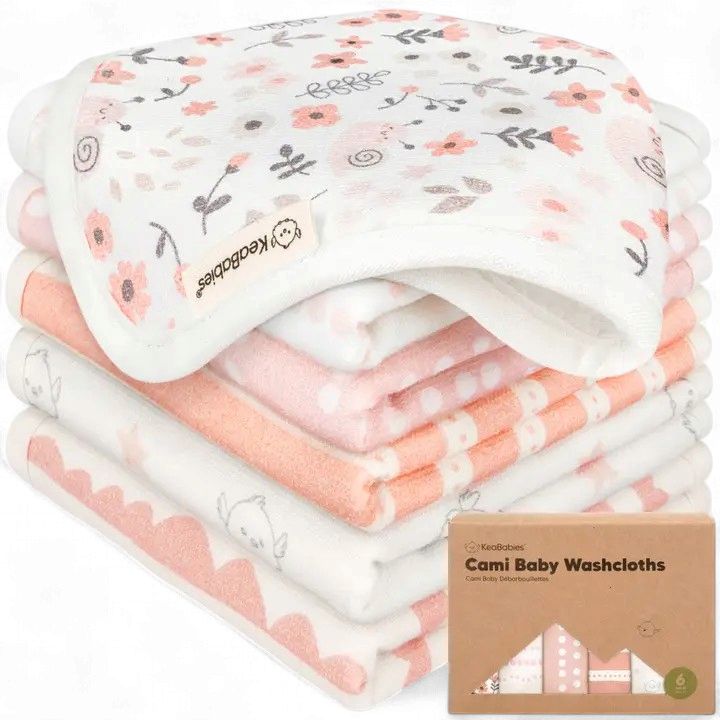 Organic Cami Baby Washcloths