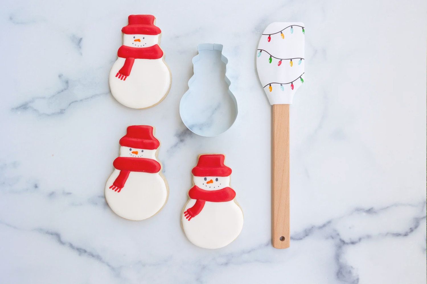 Cookie Cutter Set w/ Spatula, Style: Snowman