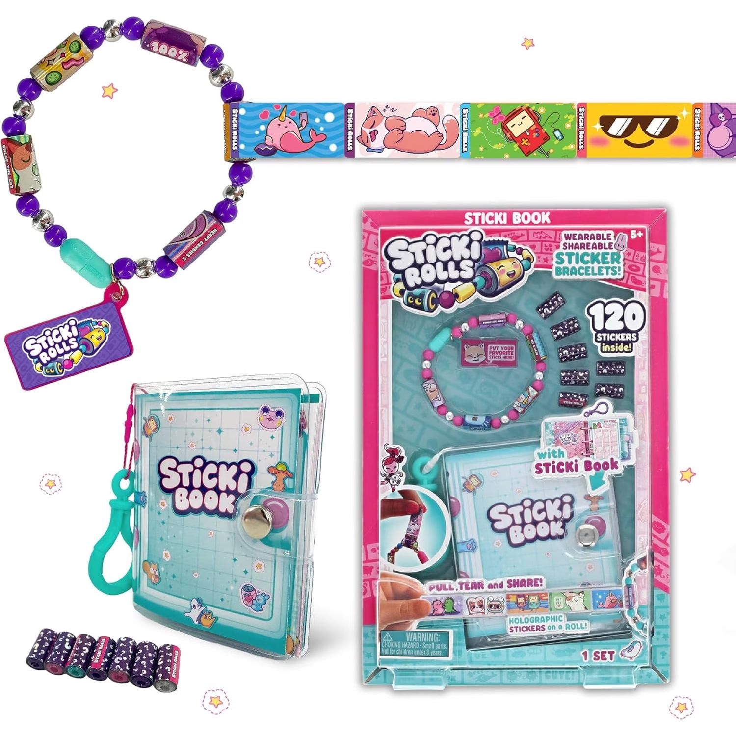 Sticki Rolls Sticki Book