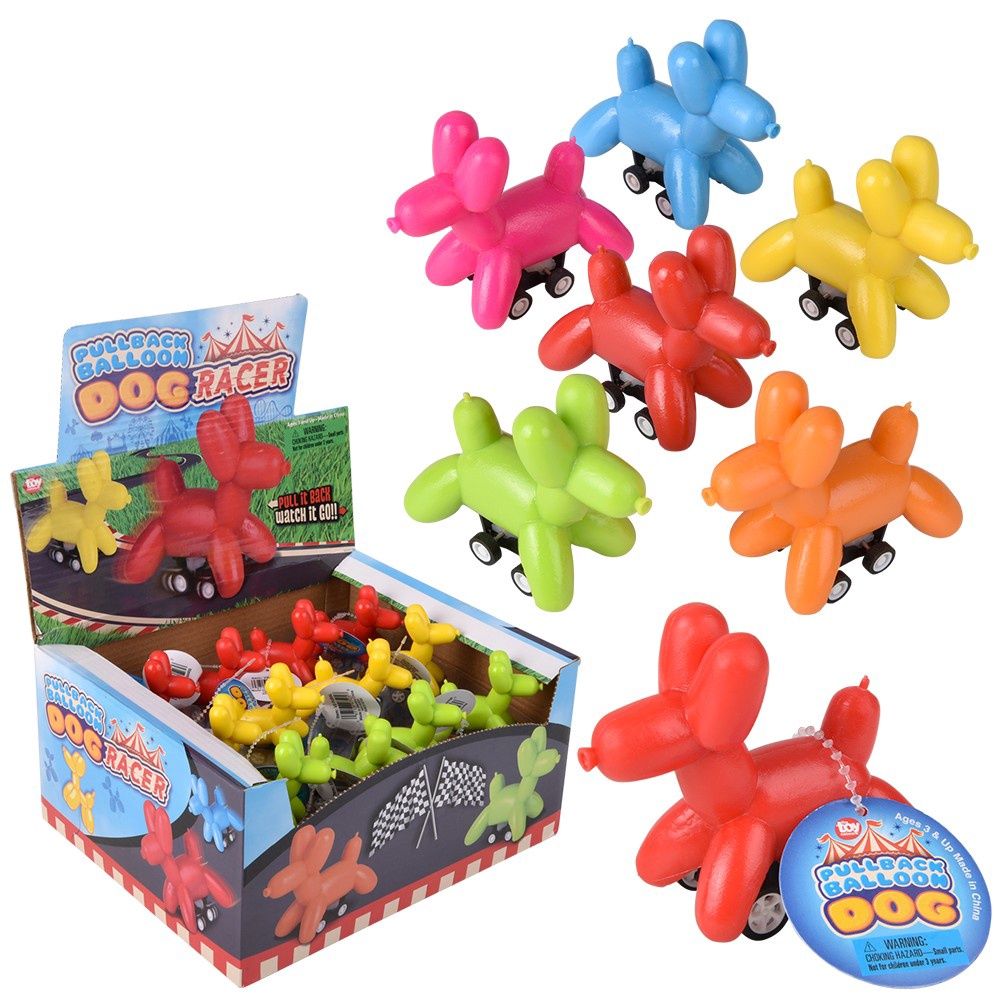 Pull Back Balloon Dog