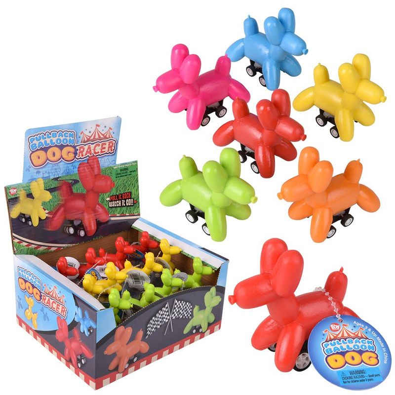Pull Back Balloon Dog