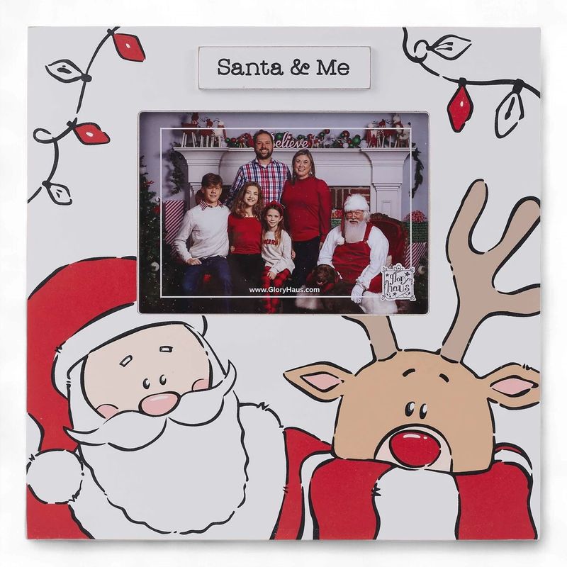 Santa Reindeer Frame