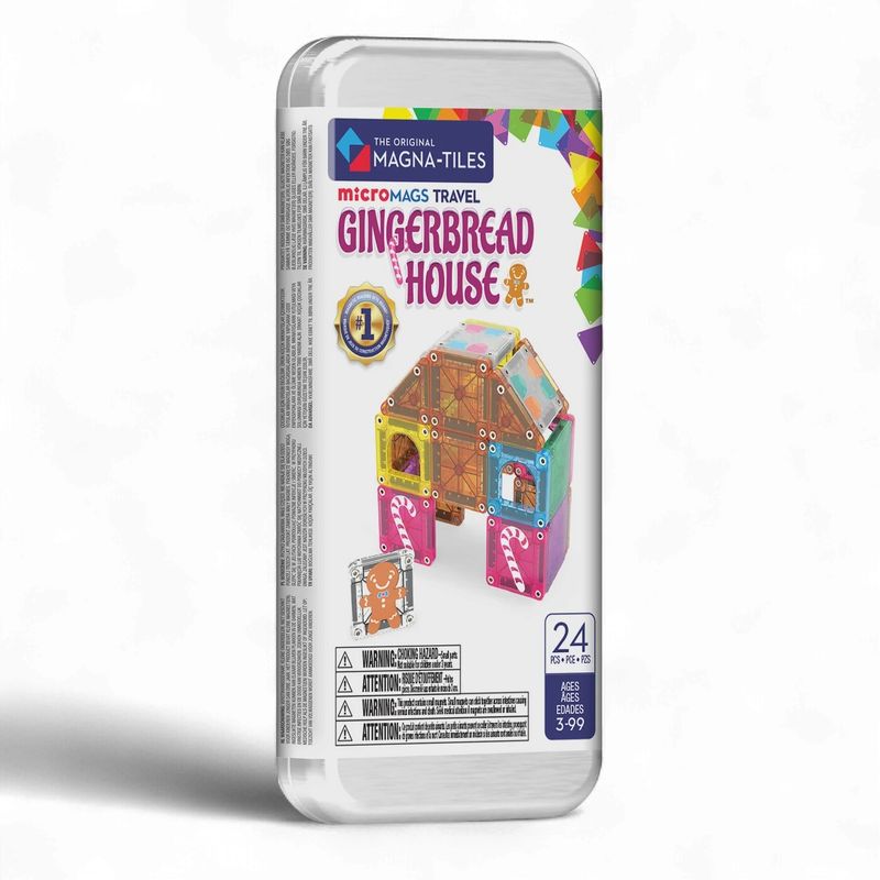 Magna-Tiles MicroMags Travel Gingerbread House