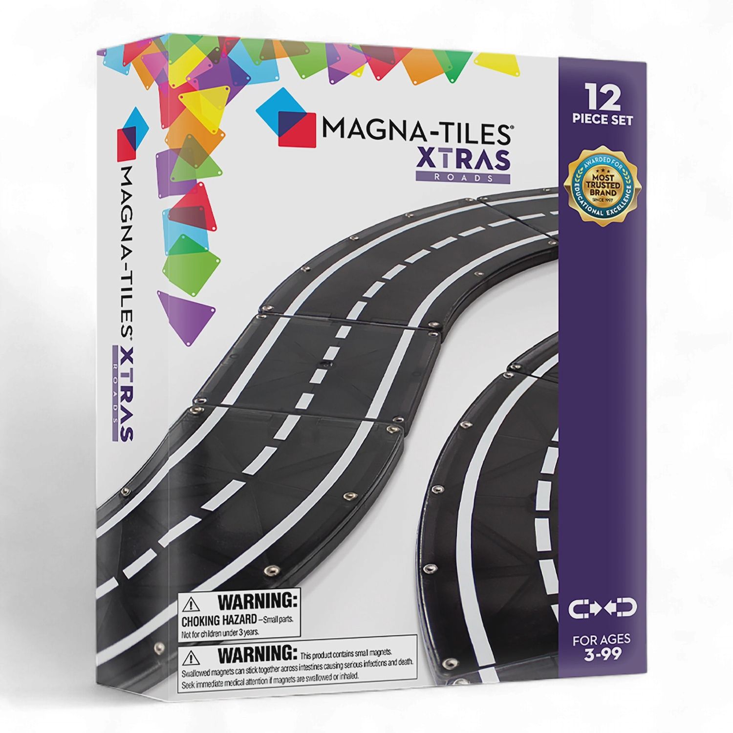 Magna-Tiles XTRAS Roads