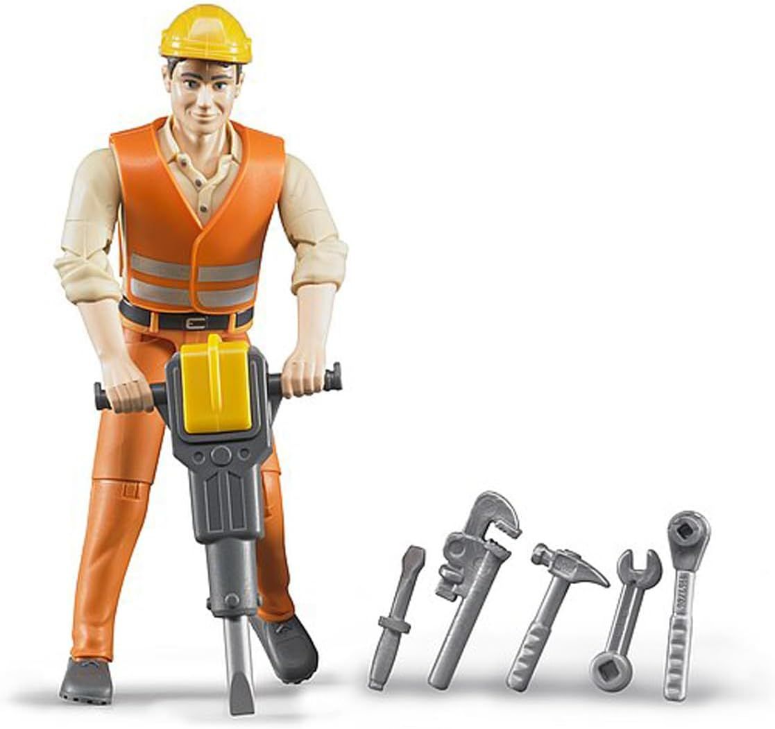 Construction Worker w/ Accessories