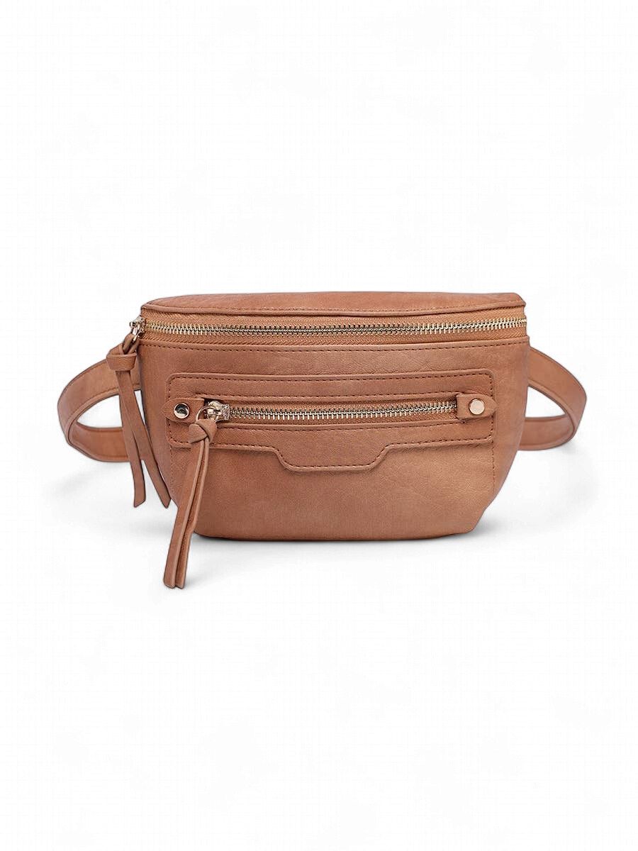 Astrid Distressed Sling Bag | M2741, Color: CARAMEL