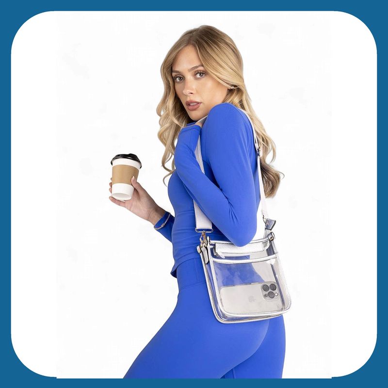 Selah Clear Stadium Crossbody Bag | M2865