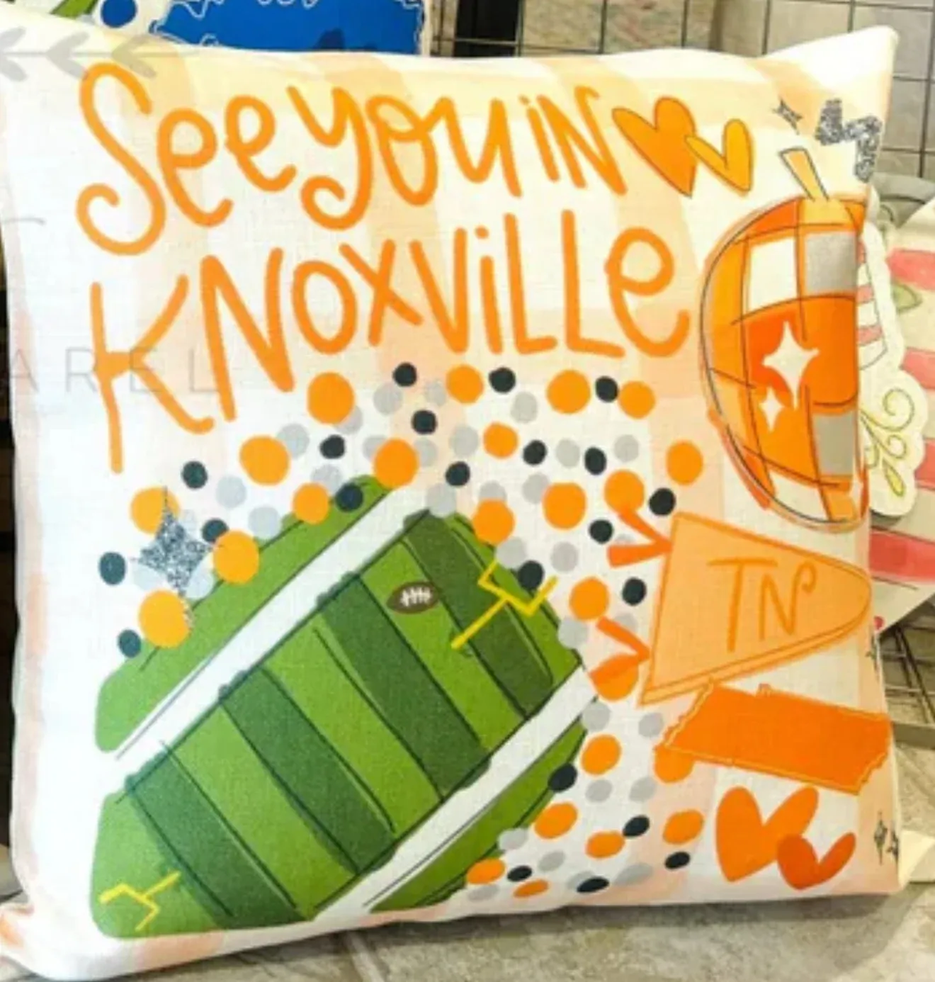 Square Pillow See you in Knoxville