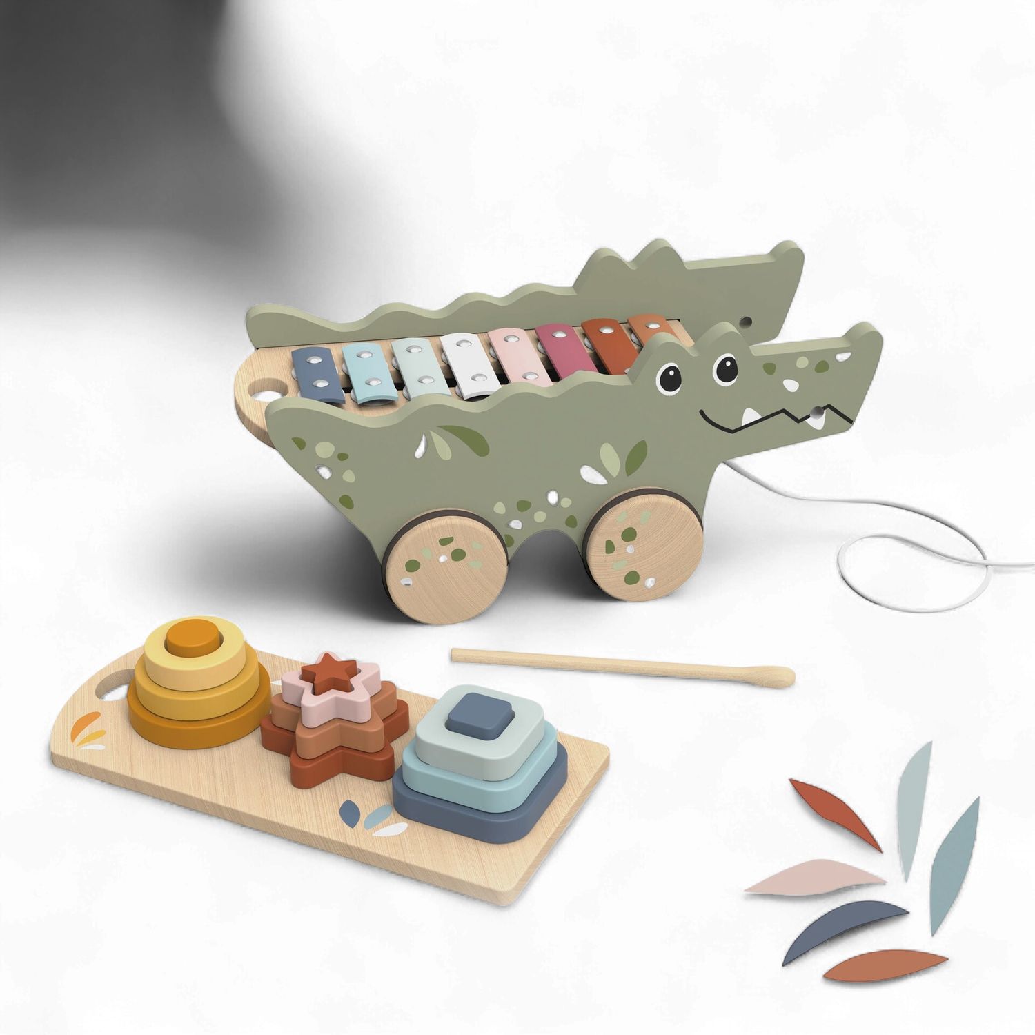 Croco Xylo &amp; Activity Pull Along