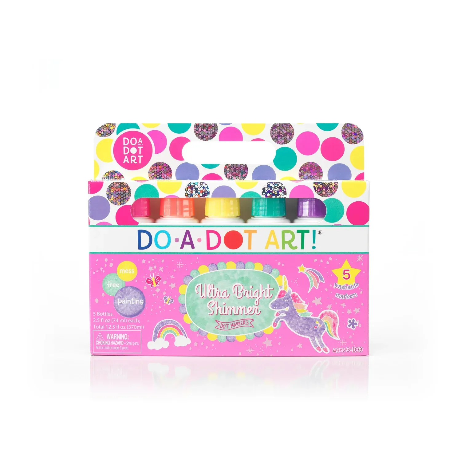 Dot Markers 5- pack, Color: Bright Shimmers