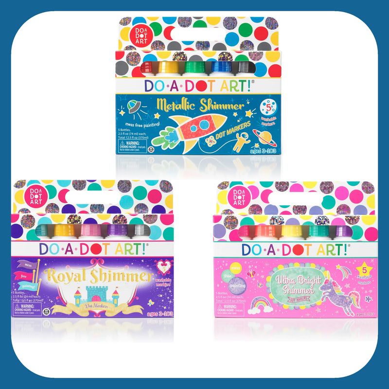 Dot Markers 5- pack