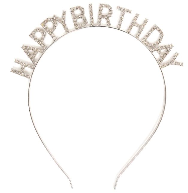 Happy Birthday Rhinestone Headband