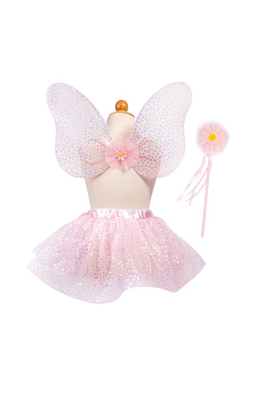 Crazy for Daisies Tutu, Wand &amp; Wing Set, Size 4-6