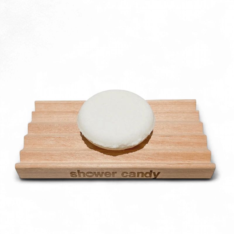 Shower Candy 6" Wooden Soap Tray Holder
