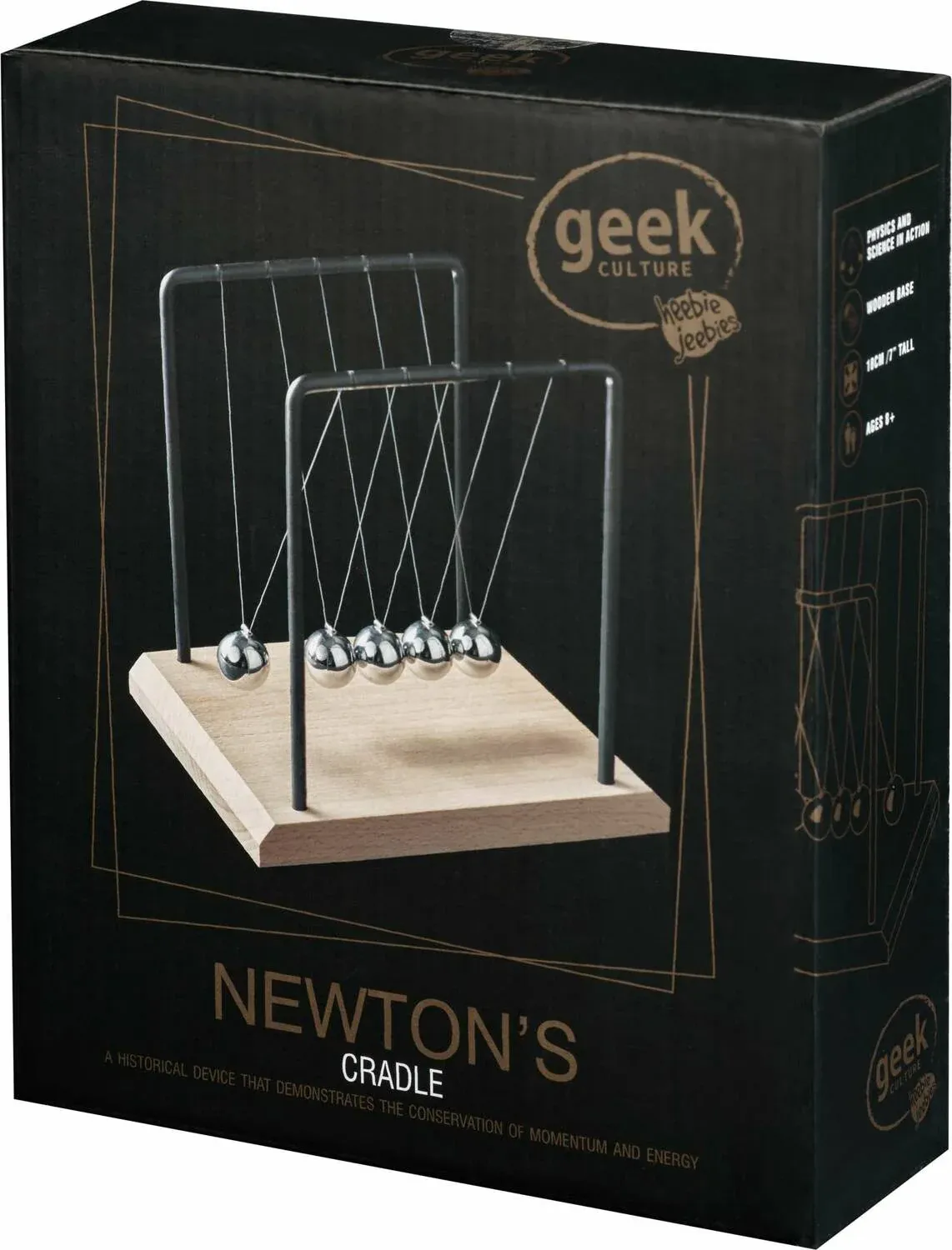 Newtons Cradle Beach Timber (18cm)