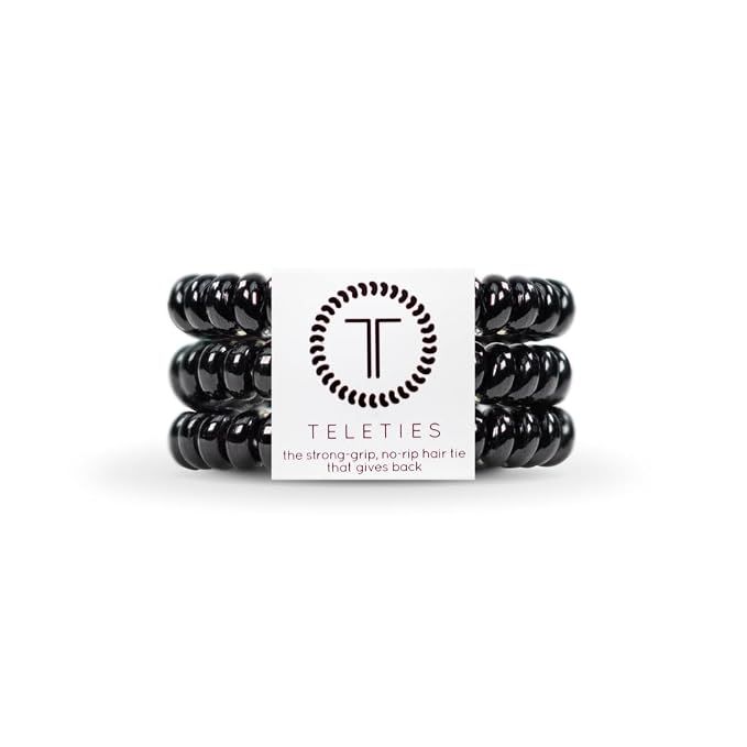 Teleties Small 3-packs, Color: Jet Black