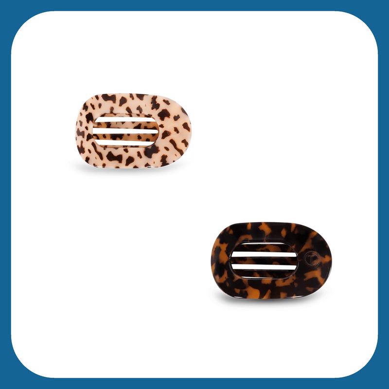 Round Flat Hair Clip / Medium