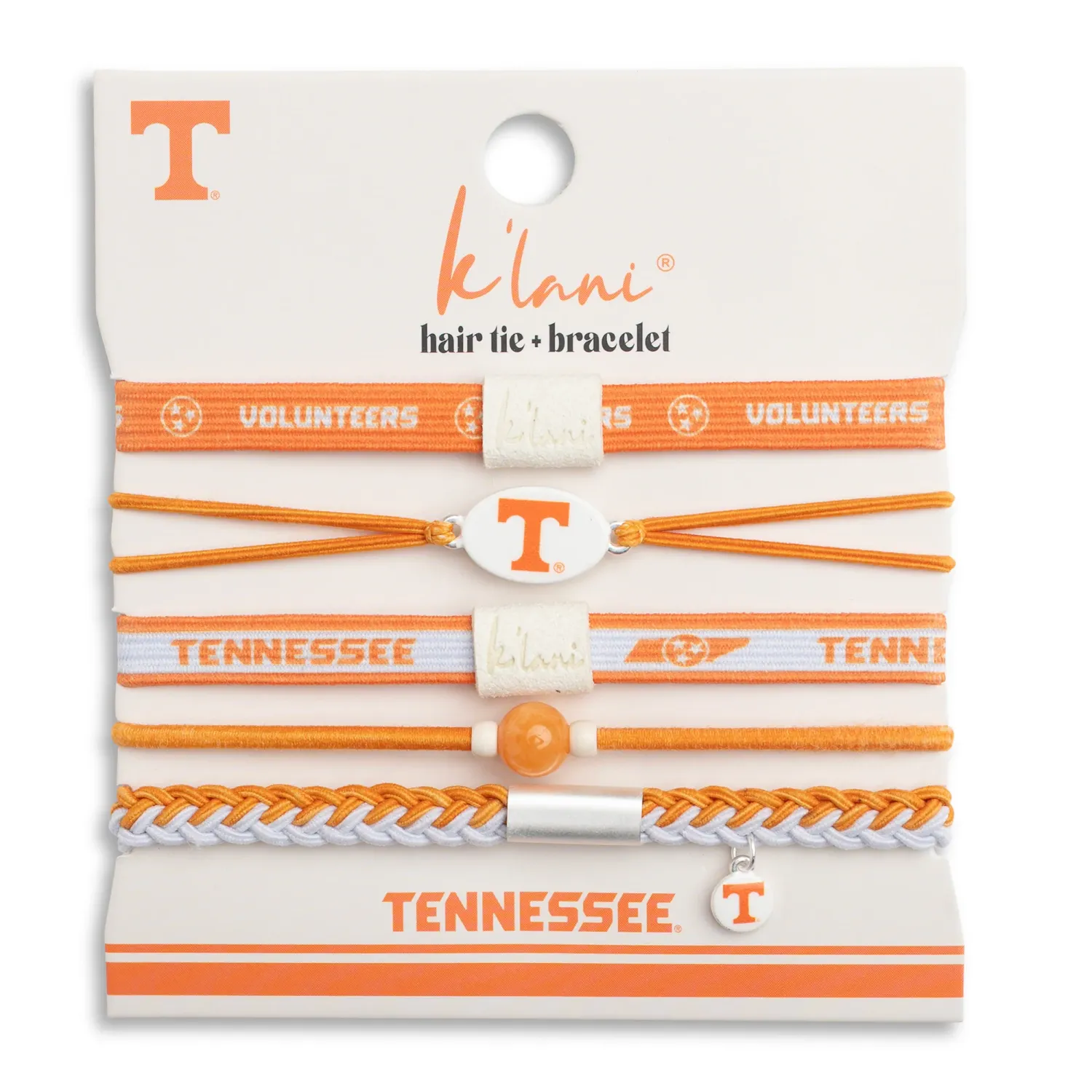 University of Tennessee Hair Tie Bracelets