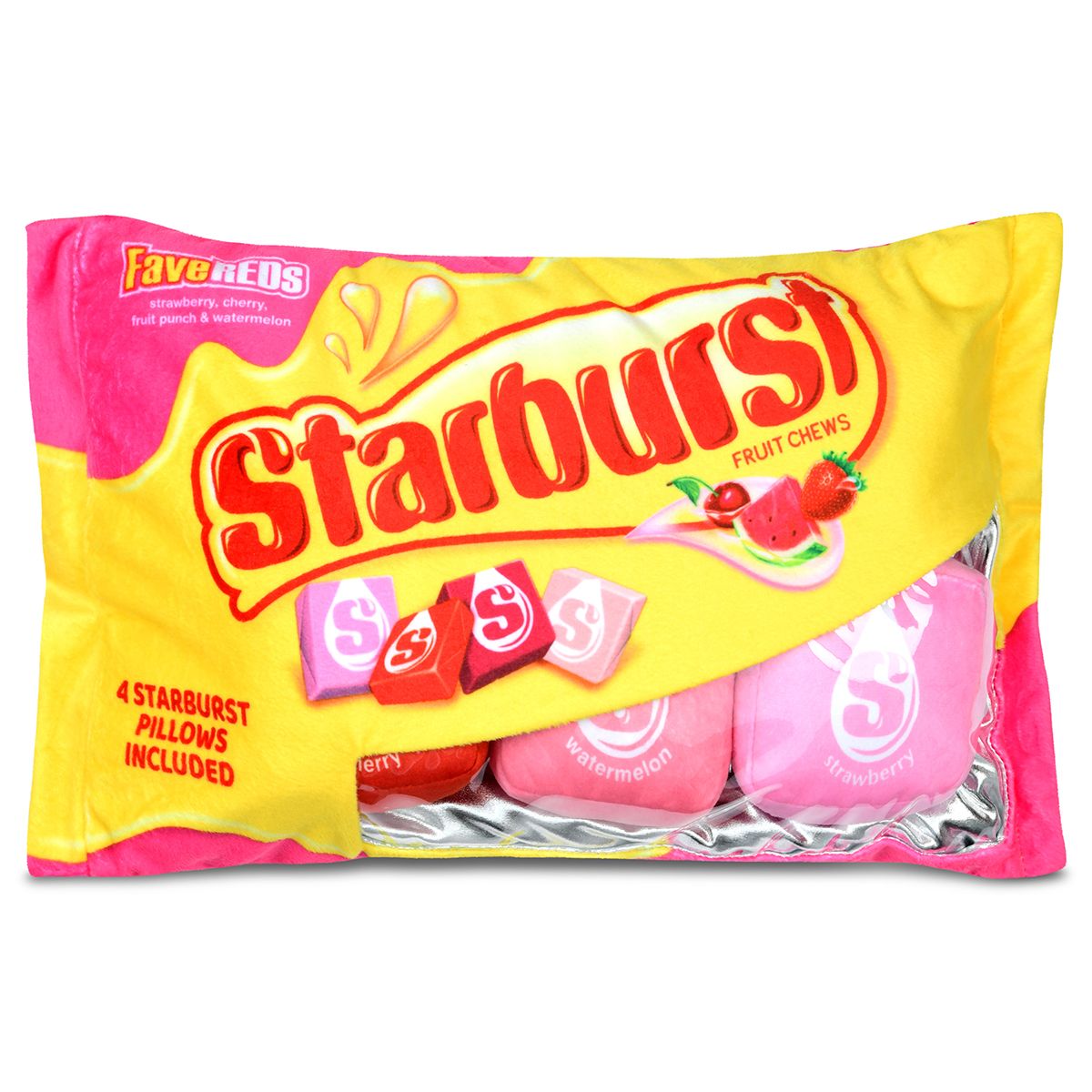 6" Starburst Fave Reds Packaging Plush