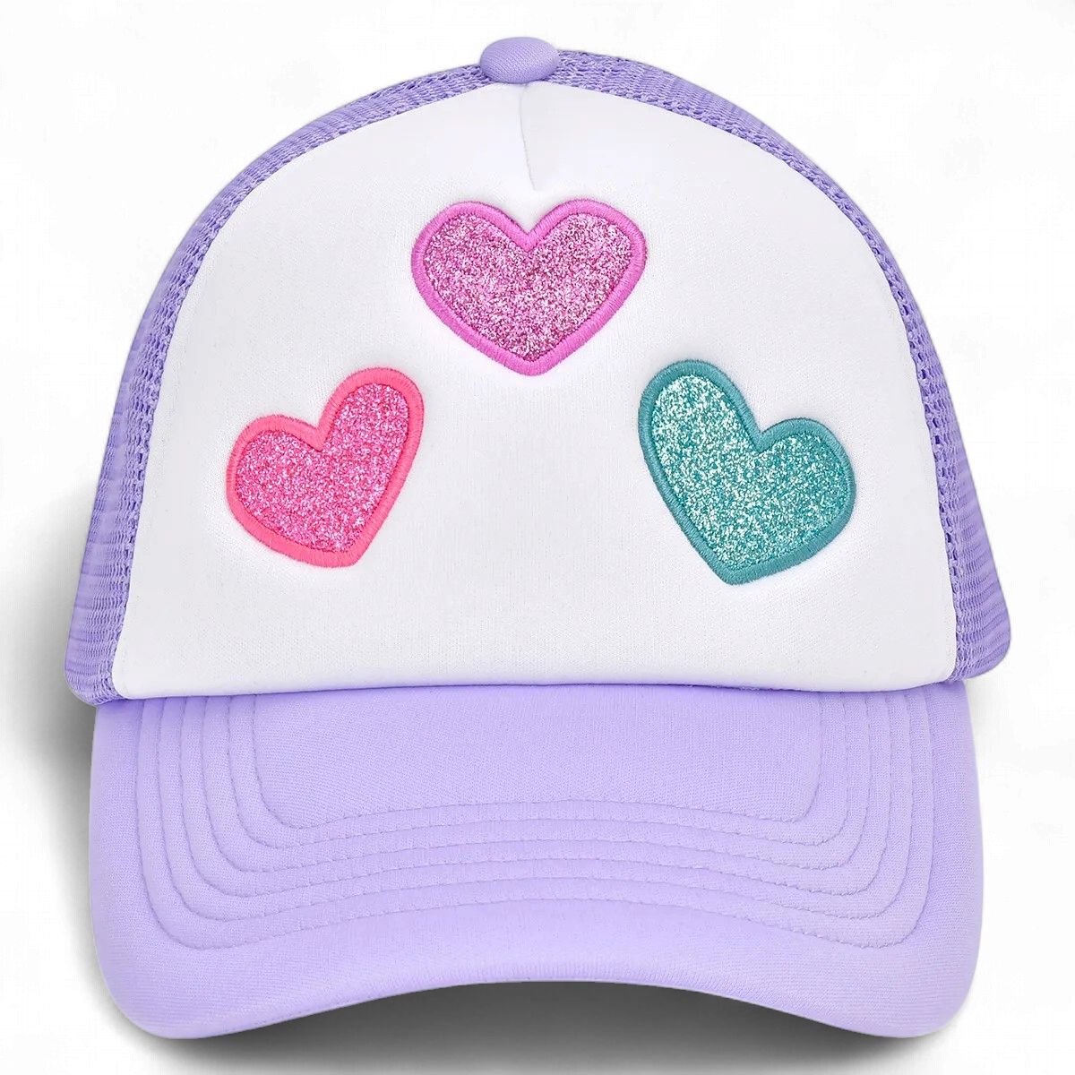 Glitter Hearts Trucker Hat