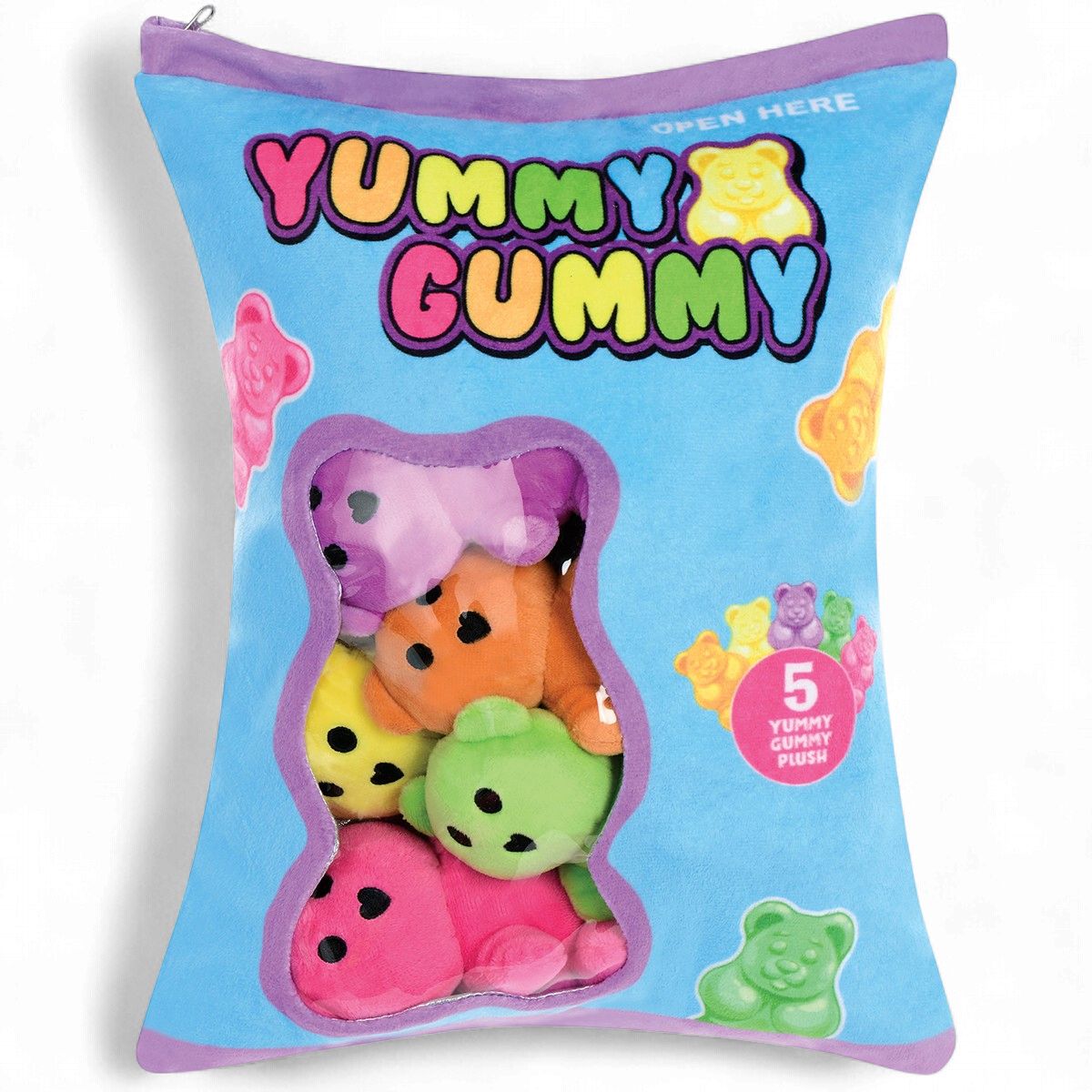 Yummy Gummies Strawberry Scented Packaging Fleece