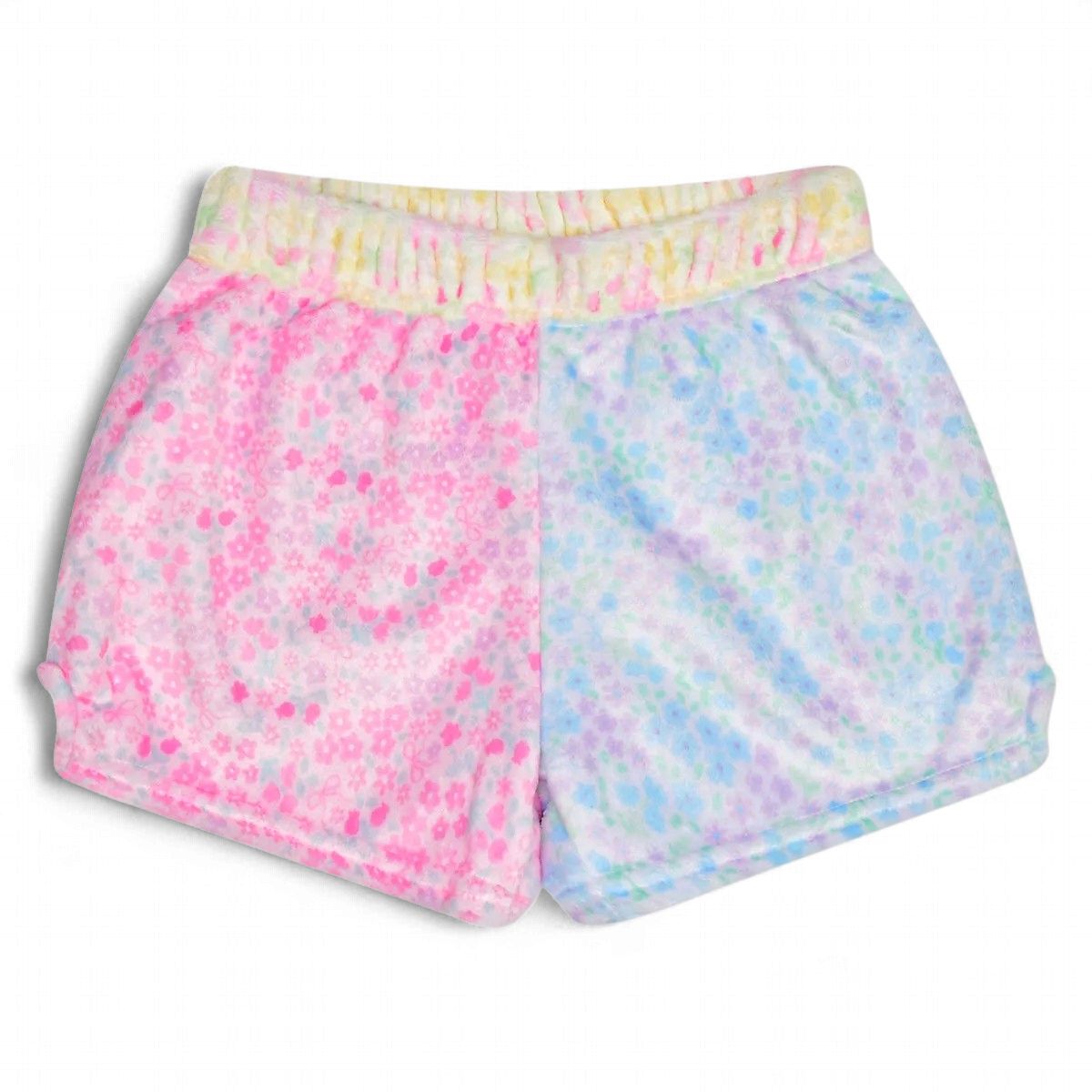 Ditsy Patchwork Plush Shorts