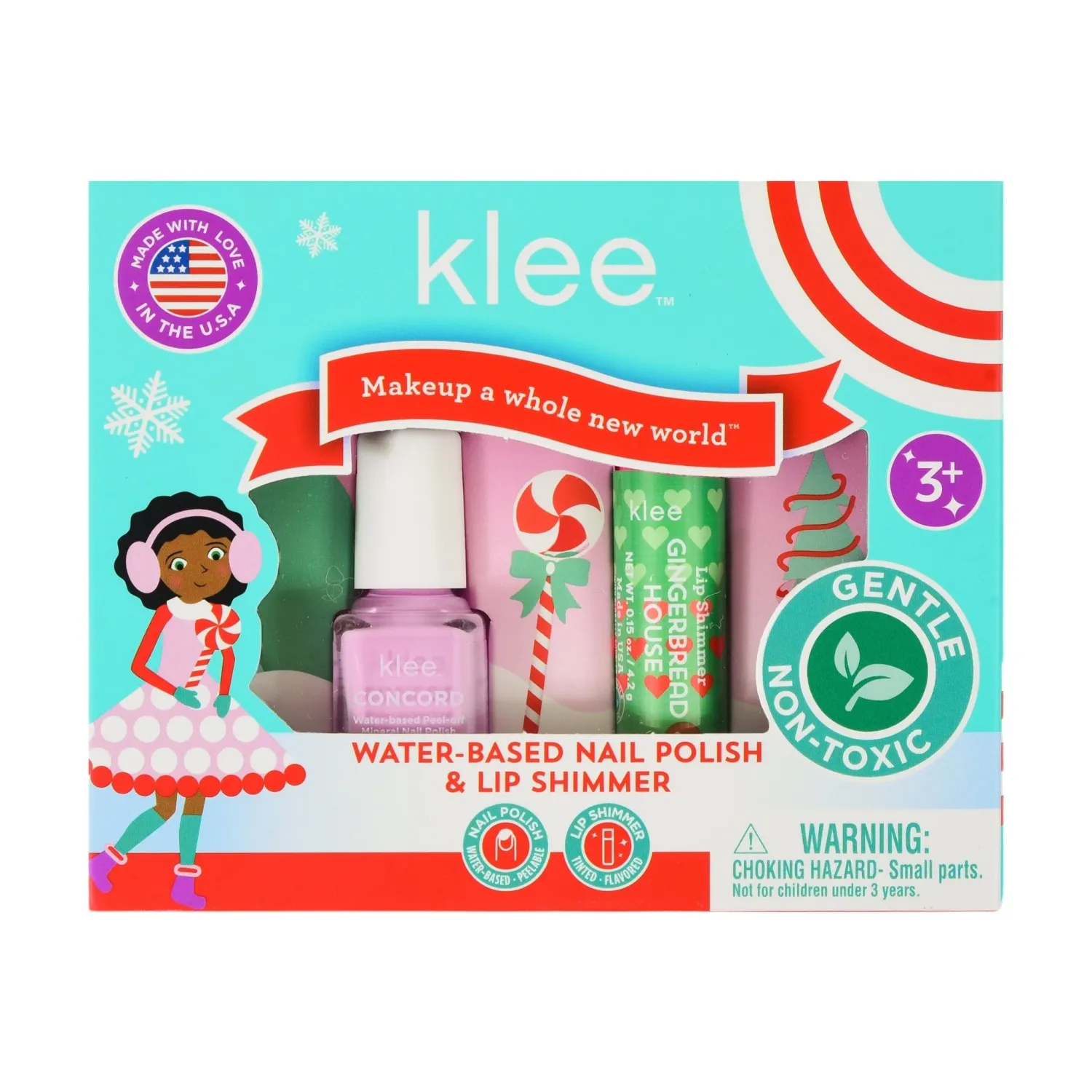 Elve's Play Holiday Nail Polish and Lip Shimmer