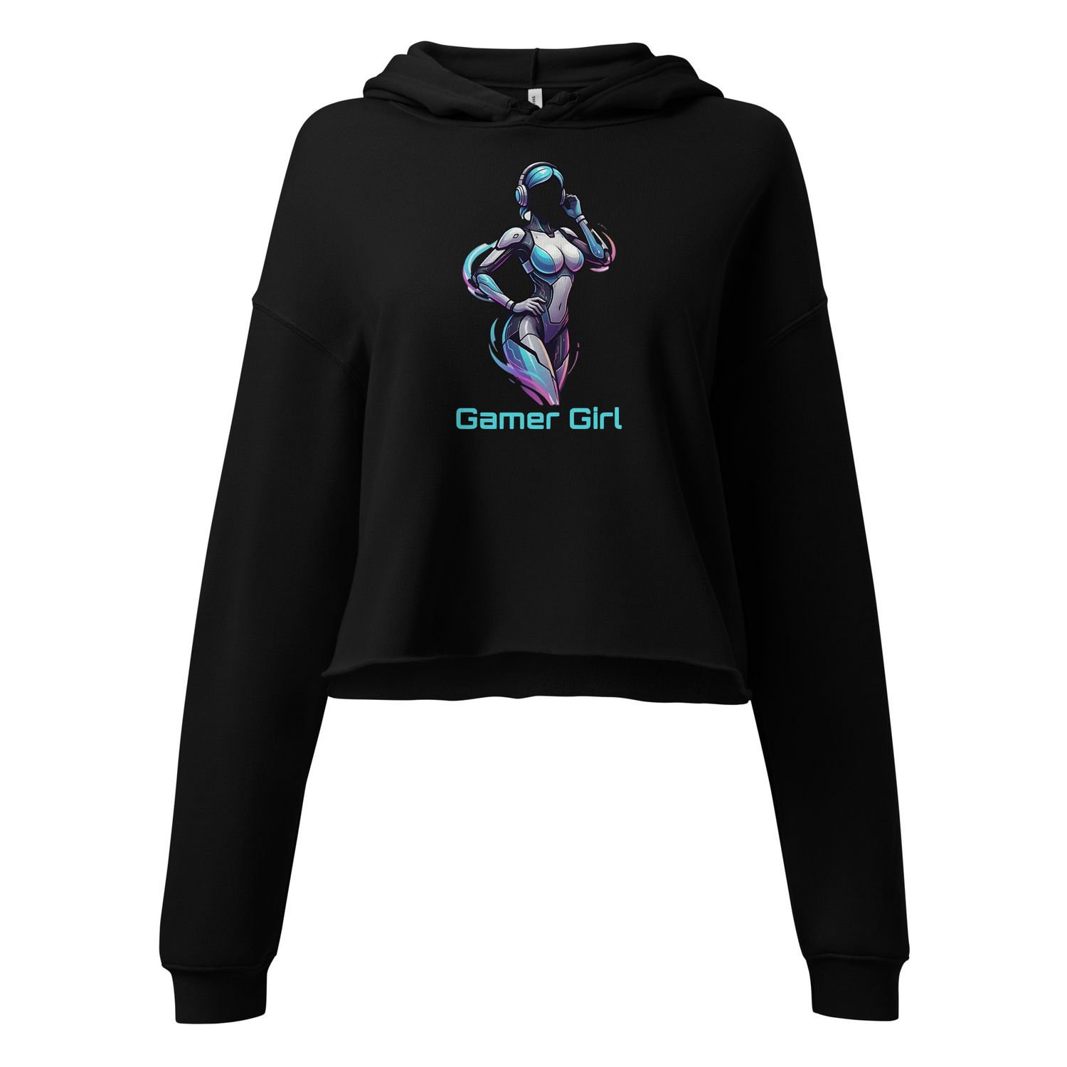 Gamer Girl - Blue, Color: Black, Size: Medium